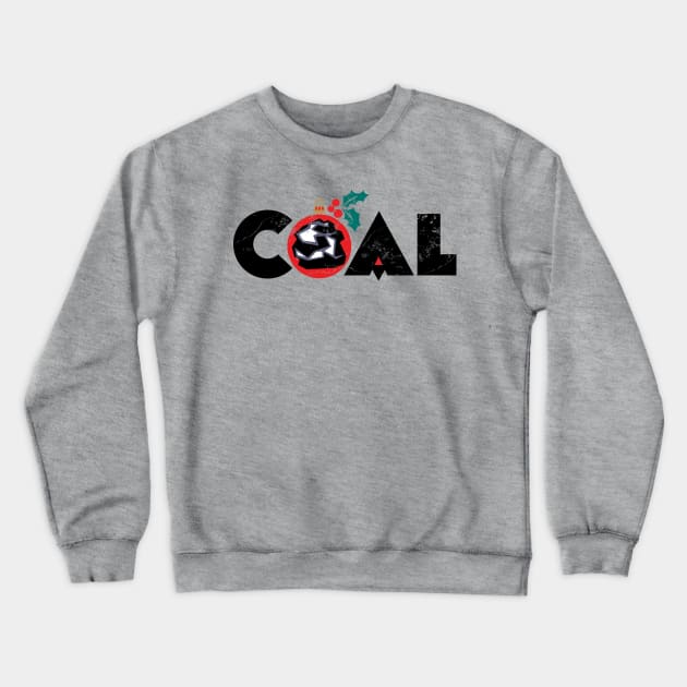a Lump of Coal Crewneck Sweatshirt by StudioPM71